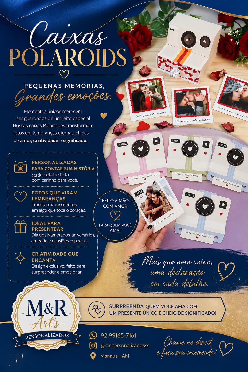 Camisas, chinelos e peças personalizadas